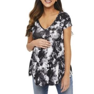 Tie-Dye Maternity Top Size Medium
